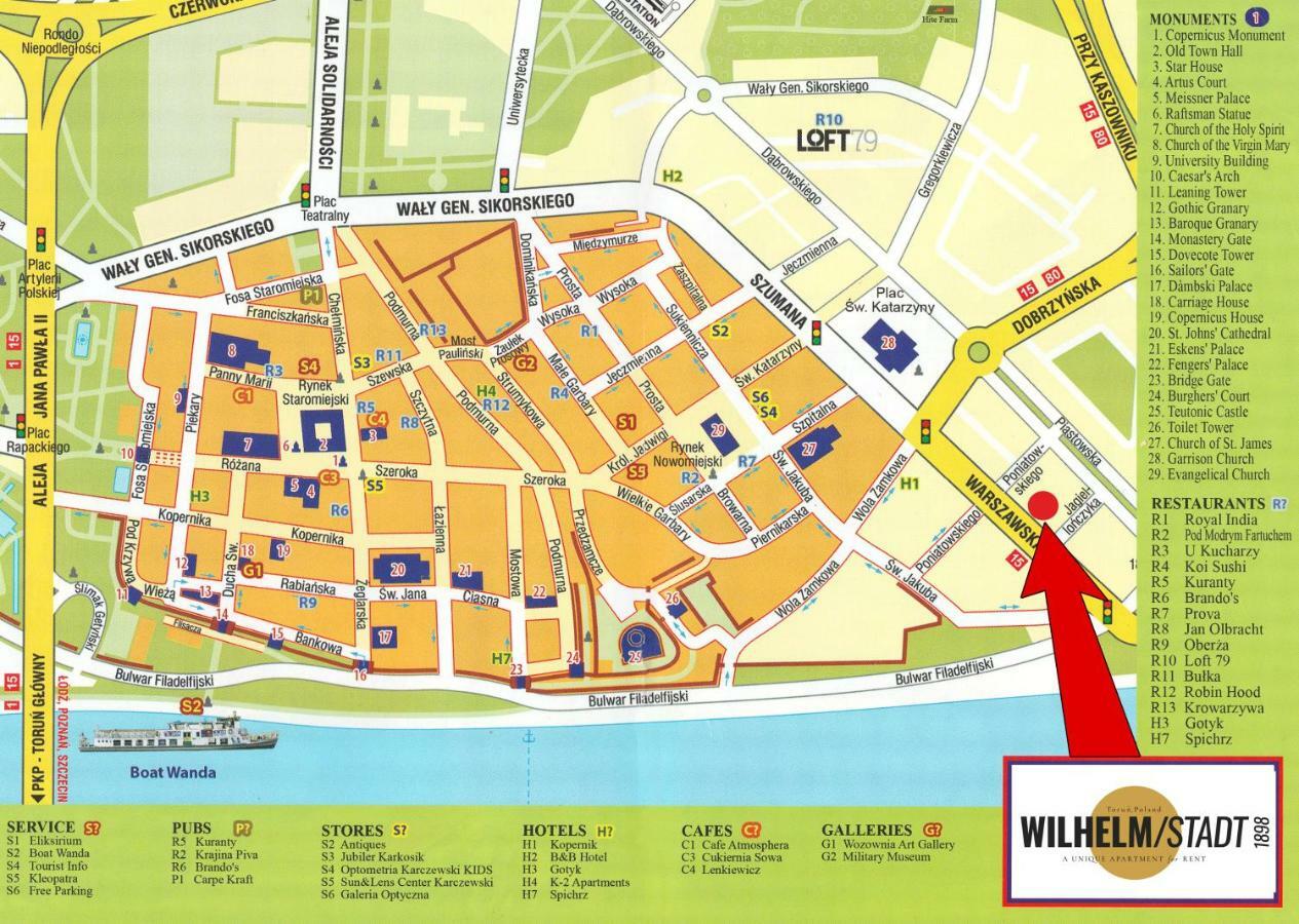 Wilhelmstadt Apartment 90M - Parking Stary Toruń 外观 照片